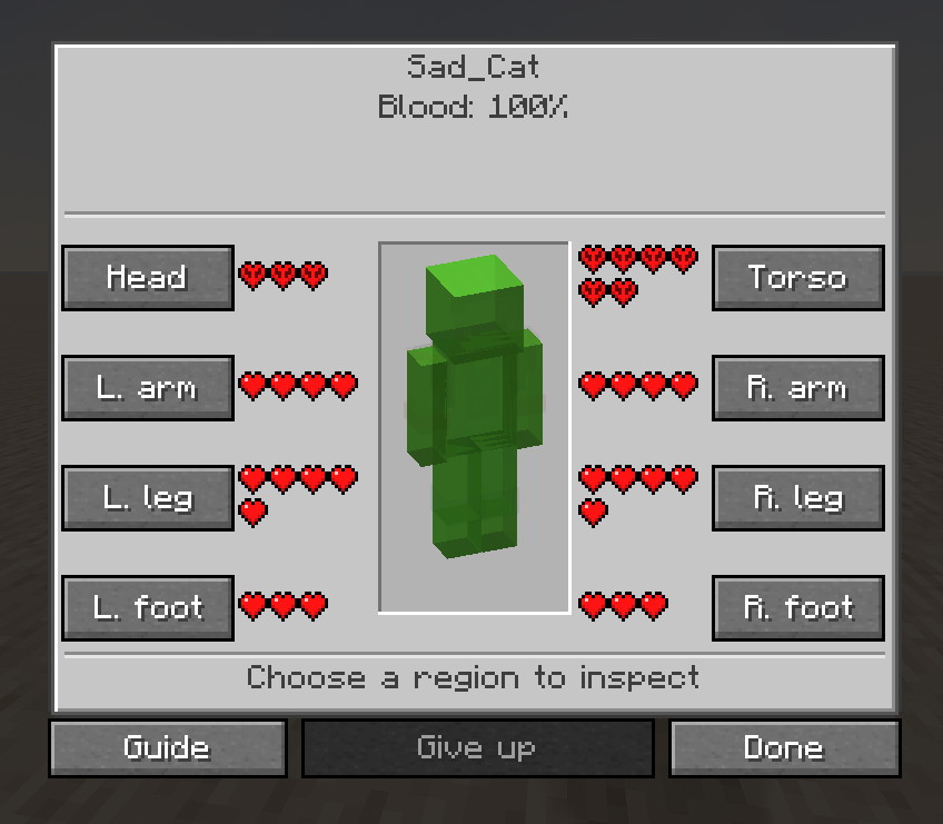GUI interface